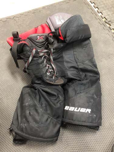 Black Senior Medium Bauer Vapor 1X  Hockey Pants