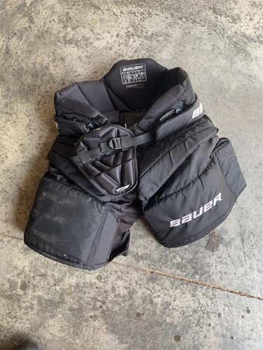 Black Senior Small Bauer Supreme S190 Hockey Goalie Pants