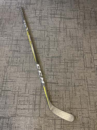 New Senior CCM Left Handed Super Tacks 2.0 Hockey Stick Mid Pro Stock