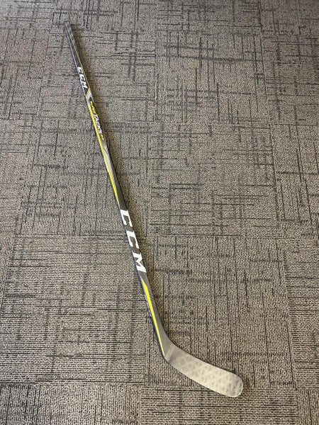 New Senior CCM Left Handed Super Tacks 2.0 Hockey Stick Mid Pro Stock