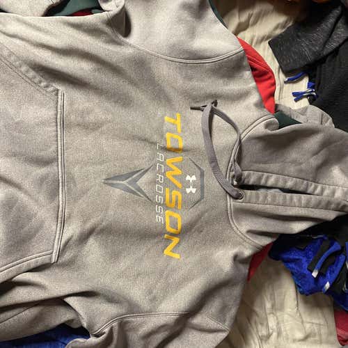 Gray Towson Lacrosse Unisex Large Under Armour Sweatshirt