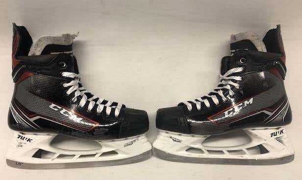 CCM Jetspeed FT1 Pro Stock Hockey Skates 7 1/2 D NHL BRUINS GRZELCYK (2) (6101)