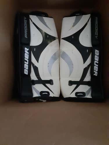 Black Used Intermediate 20" Bauer Full Right Goalie Full Set