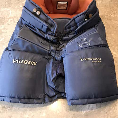 Blue Senior Small Vaughn Vision 9400 Hockey Goalie Pants