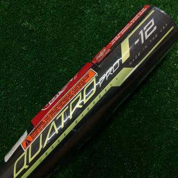 New USABat Certified Rawlings Composite Quatro Pro Bat (-12) 18 oz 30"