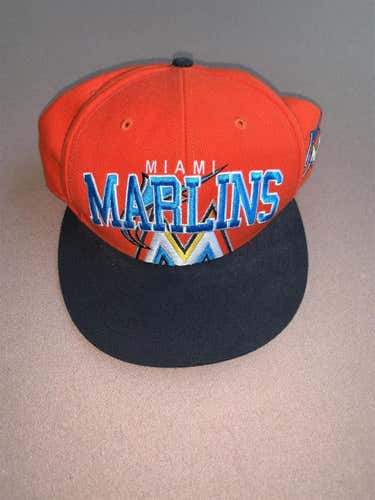 Miami Marlins Orange Forty Seven SnapBack Hat