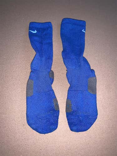 Blue Men's Large Nike Elite Socks