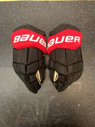 New Ottawa Senators Team Stock 14” Bauer Supreme TotalOne MX3 Pro Stock Gloves