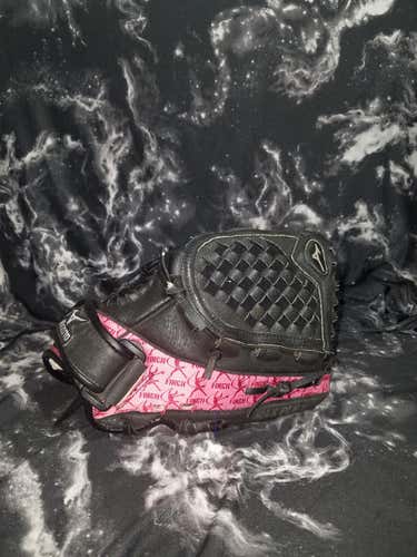 Pink Used Mizuno Right Handed Infield Prospect Finch Baseball Glove 11"