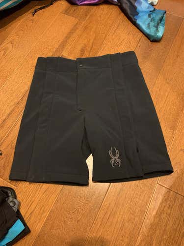 Black Men's Small Spyder Shorts