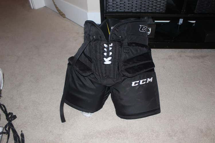WHL Used L CCM Premier Pro Hockey Goalie Pants Pro Stock