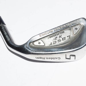 5 Iron Golden Ram Laserx2 Rh 38.25" Steel Stiff New Grip