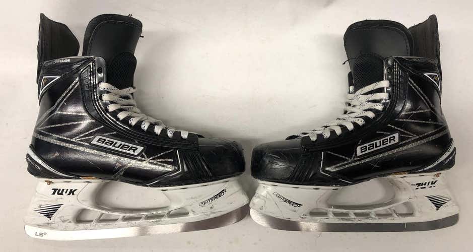 BAUER SUPREME 1S PRO STOCK CUSTOM ICE HOCKEY SKATES 8 E MARCHAND (2) BRUINS NHL (5958)