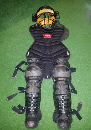 Used Rawlings Catcher's Set