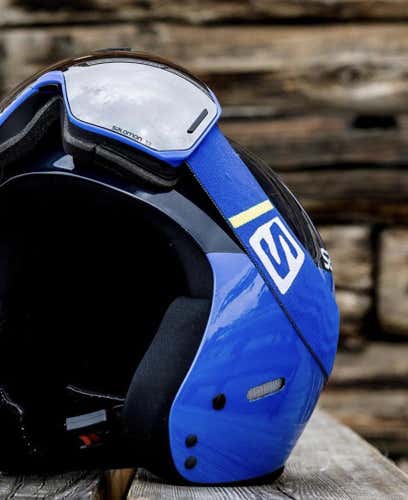 Barely Used Unisex Salomon Helmet FIS Legal