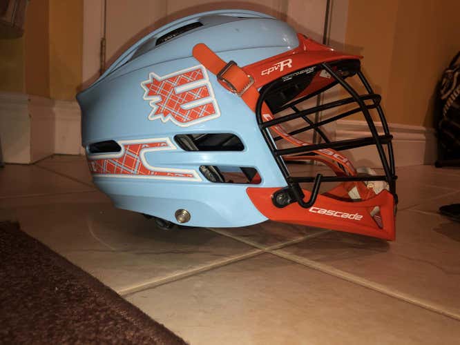 Baby Blue Used Adult Player Cascade CPV-R Helmet