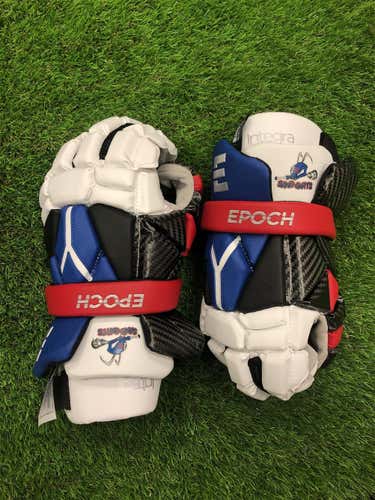 White New Epoch Integra 13" Lacrosse Gloves