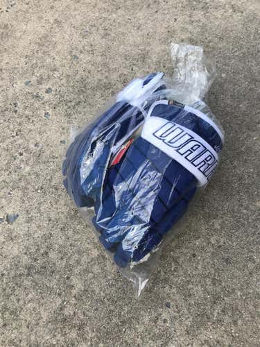 Blue New Warrior Alpha Pro 15" Pro Stock Gloves
