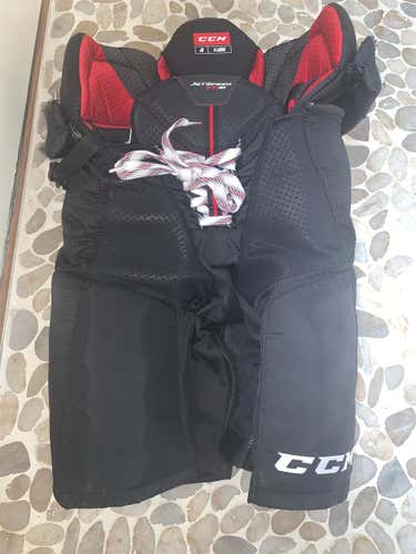 Black CCM JetSpeed FT1 Hockey Pants