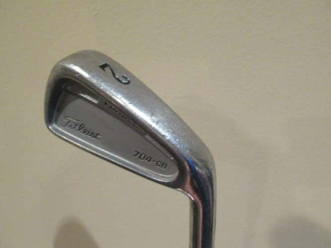 HARD TO FIND TITLEIST 704.CB 2 IRON DYN GOLD S300 STEEL STIFF +1/2 OVER 40"