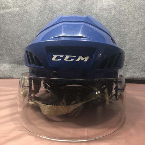 Blue Used Medium CCM Fitlite 60 Helmet