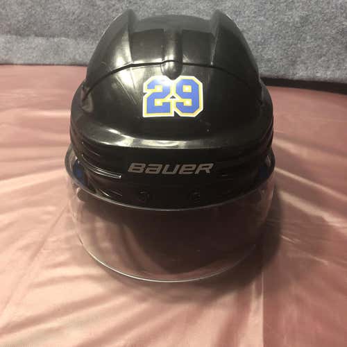 Black Used Medium Bauer 4500 Helmet