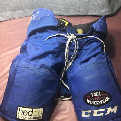 Blue Senior Medium CCM Tacks 6052 Hockey Pants