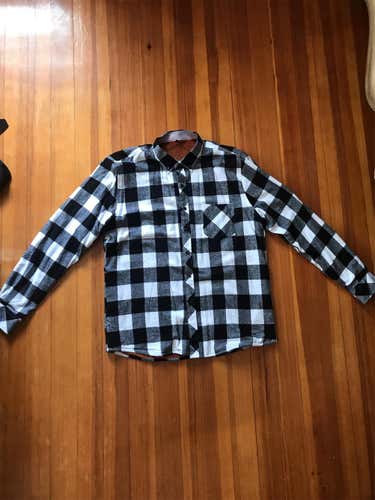 Black And White Flannel Shirt