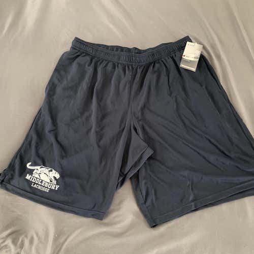 Blue Middlebury Men's Lacrosse XL  Shorts