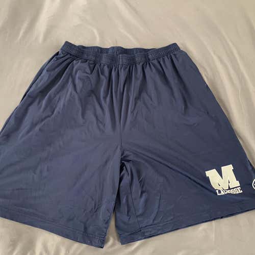 Blue Middlebury Men's Lacrosse ShortsXL Warrior Shorts