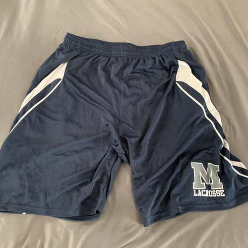 Blue Middlebury Men's Lacrosse Shorts XL