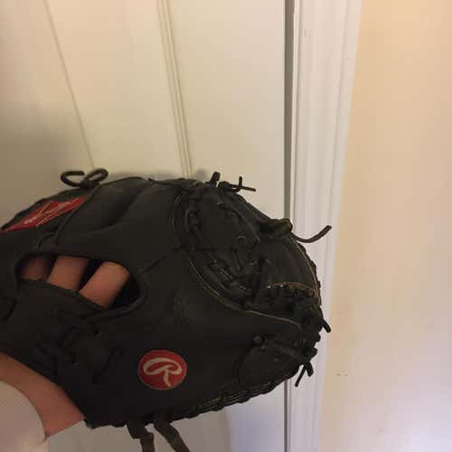Black Used Catcher's Player Preferred 32.5" Baseball Glove