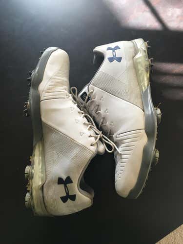 LAST CHANCE:  Spieth 2 White Used Men's 11.5 (Women's 12.5) Under Armour Golf Shoes