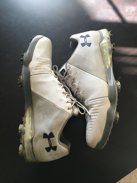 LAST CHANCE: Spieth 2 White Used Men's 11.5 (Women's 12.5) Under Armour Golf Shoes
