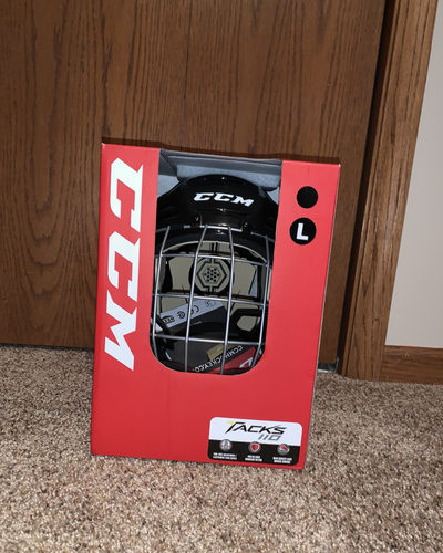 Black New Large CCM Tacks 110 Helmet