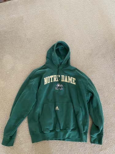 Notre Dame Green Adult Large Adidas Sweatshirt