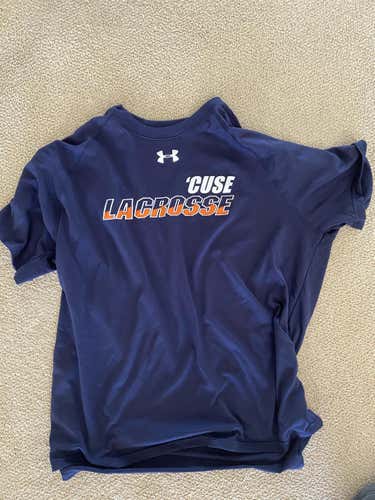 Syracuse Lacrosse "Cuse" Adult Large Under Armour Shirt
