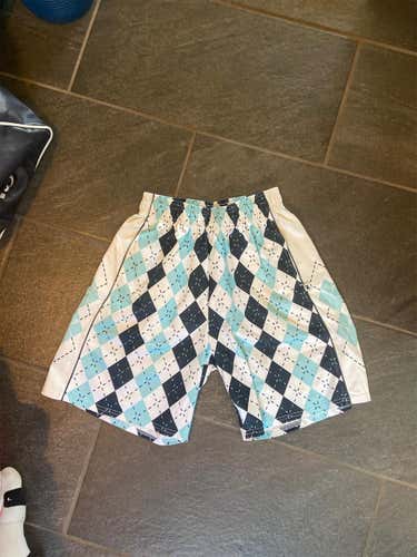 Flow Society Blue Argyle Shorts