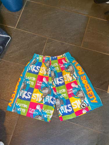 Flow Society Multi Color Shark Shorts