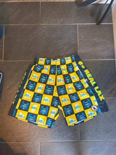 Flow Society Black And Yellow Gorilla Shorts