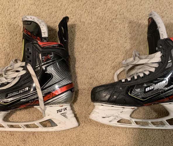 Used Bauer Vapor 2X Pro D&R (Regular) Pro Stock Size 9 Hockey Skates