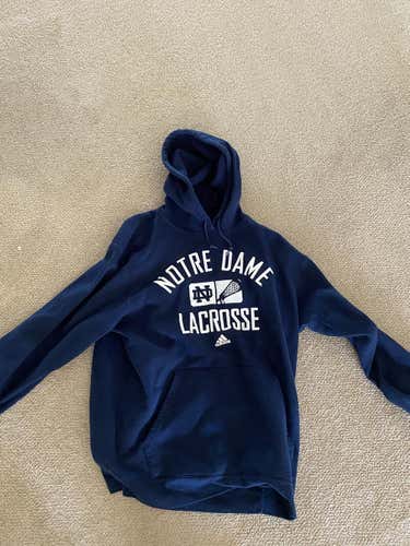 Notre Dame Lacrosse Adult Large Adidas Sweatshirt