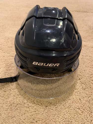 Blue New Medium Bauer Re-Akt 200 Pro Stock Helmet