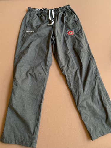 Gray Men's Large CCM Track Pants