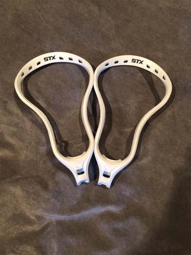 Used STX Stallion U 550 Lacrosse Heads (2 pack) (white/white)