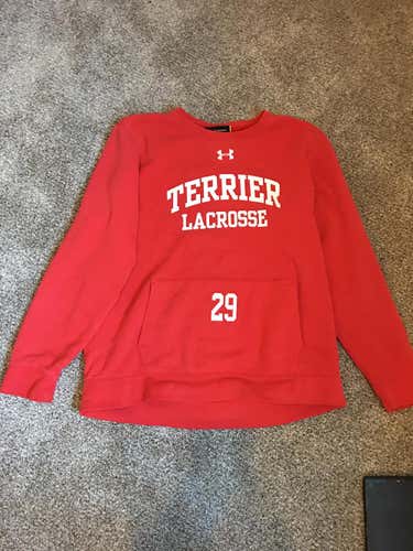 Boston University Mens Crewneck Sweatshirt - LG