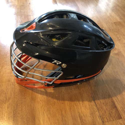 Cascade R Helmet Black w/orange Chin