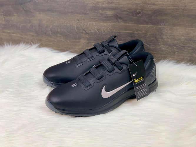 Nike Tiger Woods TW71 Fast Fit Golf Shoes Black CD6302-001 Size 10 W Wide