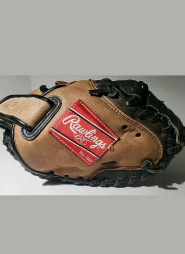 Used Rawlings Right Handed Player Preferred Catcher's Glove 32.5"