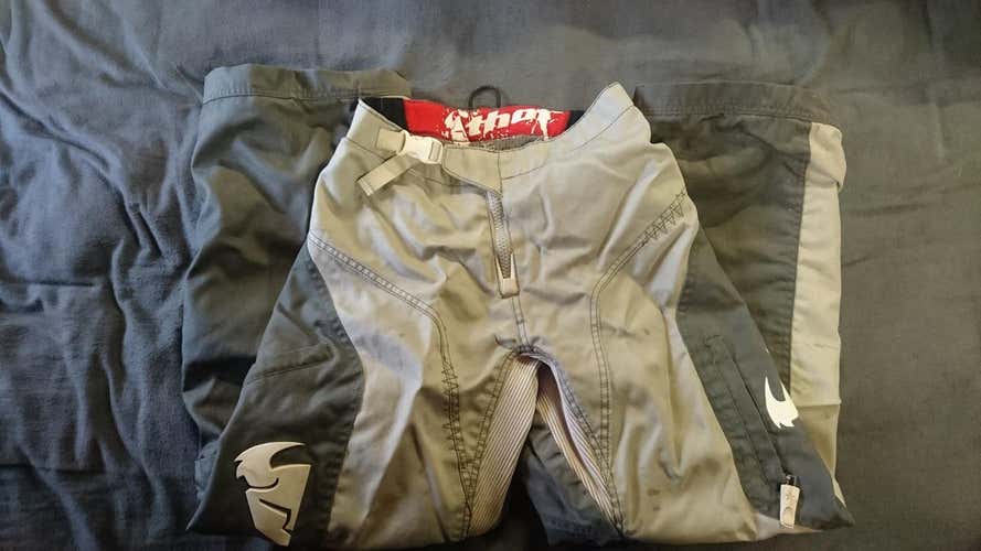 Gray 30 Thor motocross/ freestyle pants